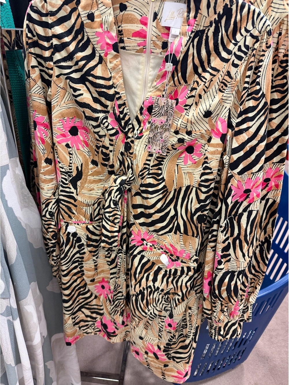 Lilly Pulitzer Rutabaga El Morocco Zebra/Floral, Size 2-16